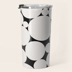 Circular Collage - Black and White Travel Mug Gallery Image 3