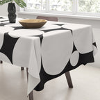 Circular Collage - Black and White Tablecloth Gallery Image 3