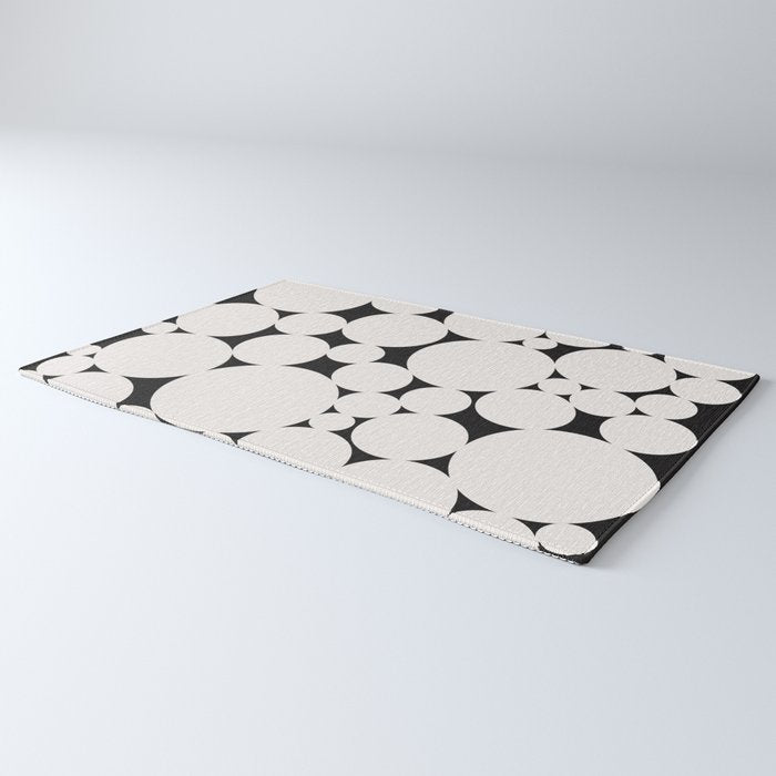 Circular Collage - Black and White Rug Gallery Image 3