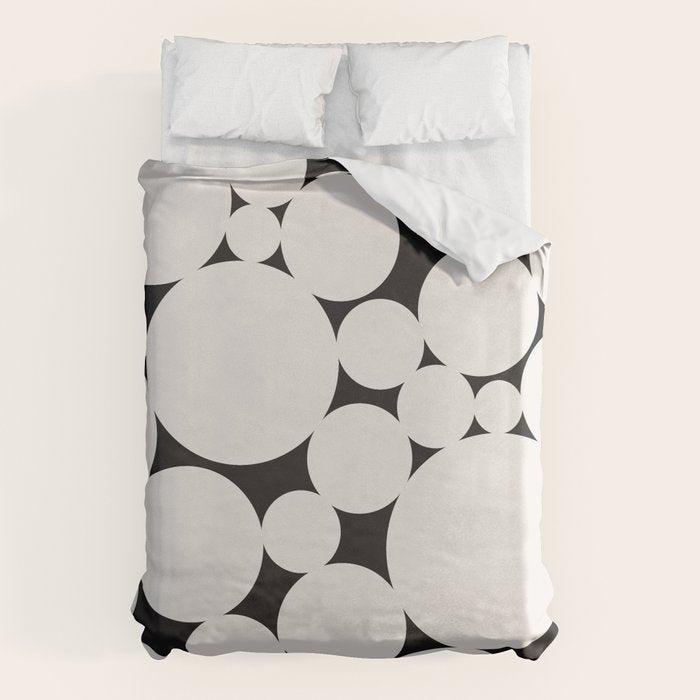 Circular Collage - Black and White Duvet Cover Gallery Image 6