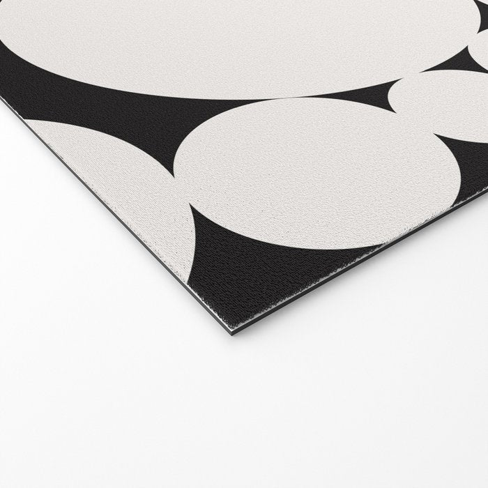 Circular Collage - Black and White Welcome Mat Gallery Image 2