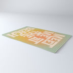 Meet Me At The Beach - Modern Typography Print Rug Gallery Image 3