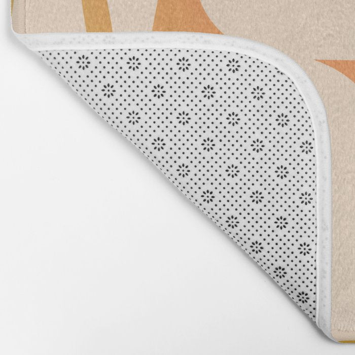 Meet Me At The Beach - Modern Typography Print Bath Mat Gallery Image 2