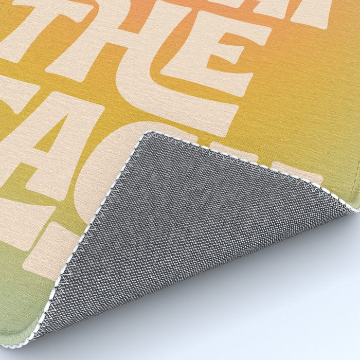 Meet Me At The Beach - Modern Typography Print Rug Gallery Image 4