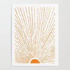 Let The Sunshine In - Orange Poster Gallery Image 4