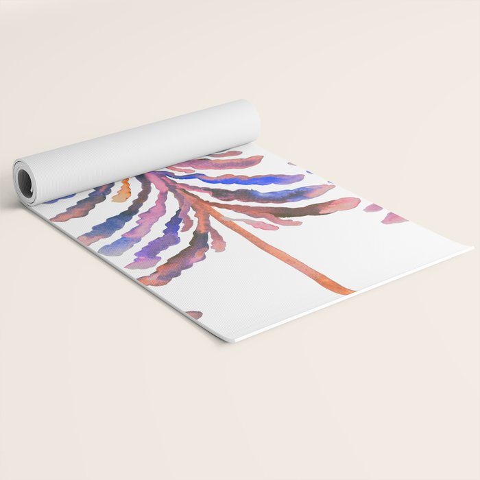 Pine Trees - Vintage Palette Yoga Mat Gallery Image 2
