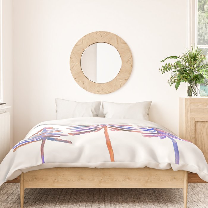Pine Trees - Vintage Palette Duvet Cover Gallery Image 3