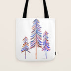 Pine Trees - Vintage Palette Tote Bag Gallery Image 1