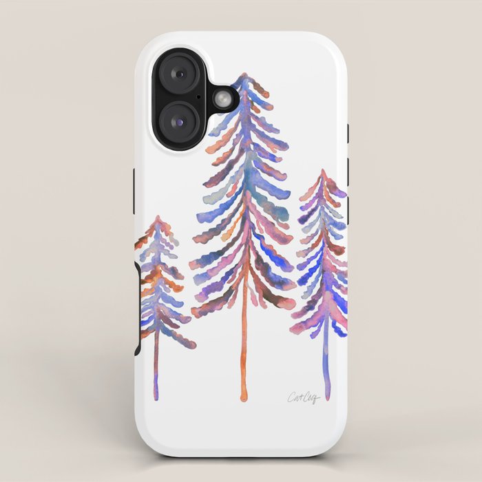 Pine Trees - Vintage Palette iPhone Case Gallery Image 1