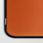 Solid Orange Sunset Color Laptop Sleeve Gallery Image 3