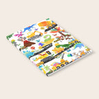 Watercolor Dinosaur Construction Crew Notebook Gallery Image 2