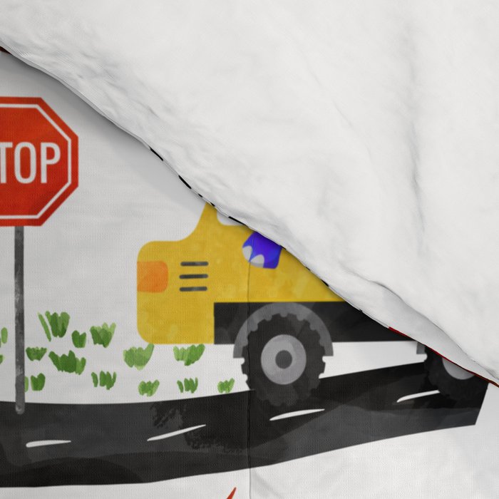 Watercolor Dinosaur Construction Crew Comforter Gallery Image 4