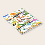 Watercolor Dinosaur Construction Crew Notebook Gallery Image 3