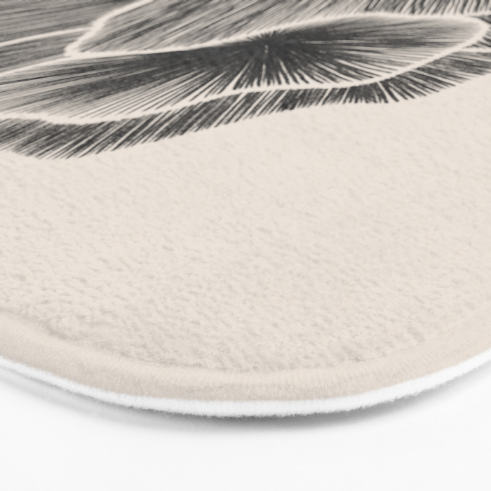 Black Peony I Bath Mat Gallery Image 3