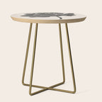 Black Peony I Side Table Gallery Image 1