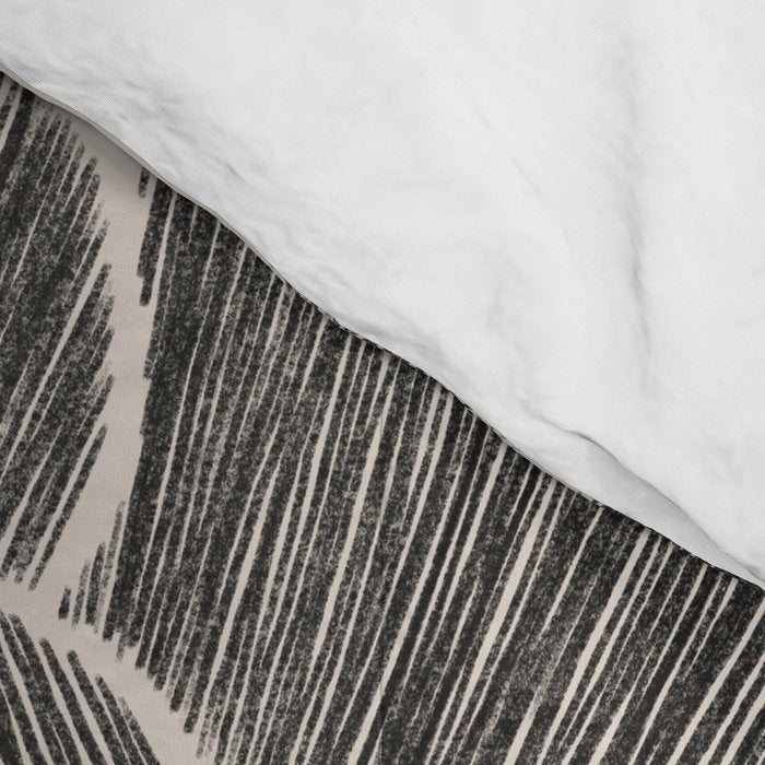 Black Peony I Comforter Gallery Image 4