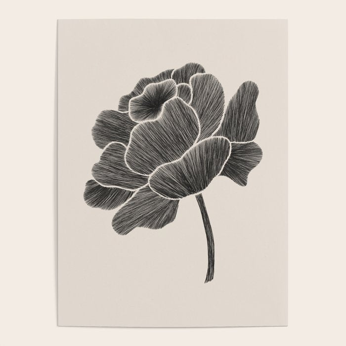 Black Peony I Poster Gallery Image 1