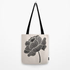 Black Peony I Tote Bag Gallery Image 2