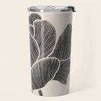 Black Peony I Travel Mug Gallery Image 2