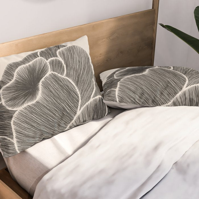 Black Peony I Pillow Sham Gallery Image 2