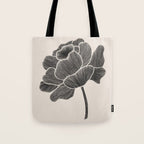 Black Peony I Tote Bag Gallery Image 1
