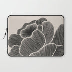 Black Peony I Laptop Sleeve Gallery Image 1