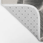 Black Peony I Bath Mat Gallery Image 2