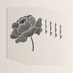 Black Peony I Wrapping Paper Gallery Image 3