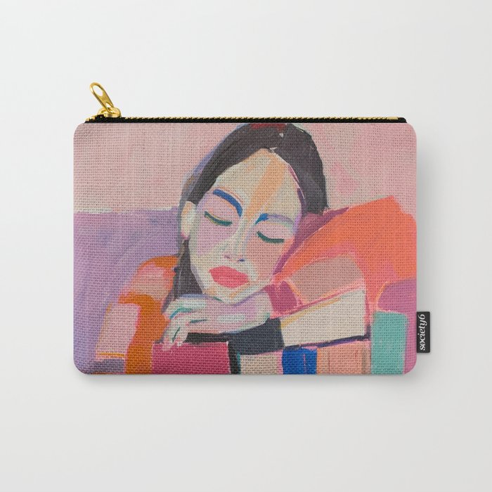 Woman Love for Books Carry All Pouch Gallery Image 1