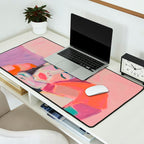 Woman Love for Books Desk Mat Gallery Image 2
