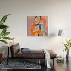 Woman Love for Books Wood Wall Art Gallery Image 2