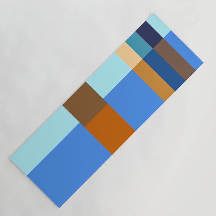 Seasonal Color Block Yoga Mat Gallery Image 1