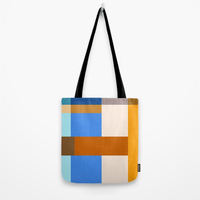 Seasonal Color Block Tote Bag Gallery Image 2