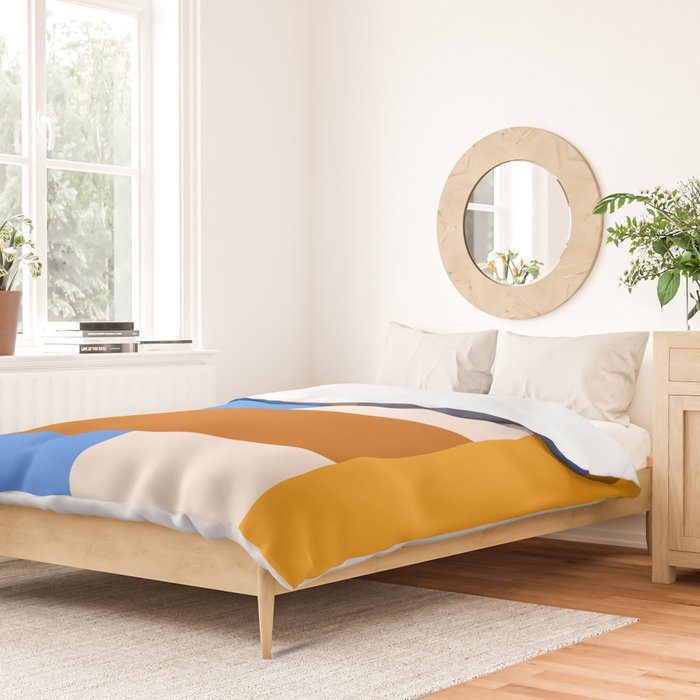 Seasonal Color Block Duvet Cover Gallery Image 2