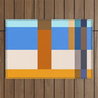 Seasonal Color Block Outdoor Rug Gallery Image 1