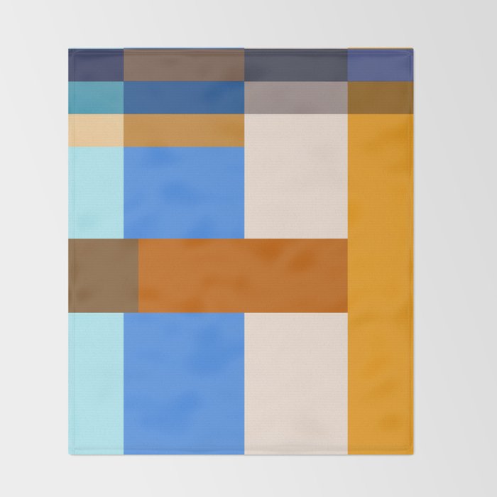 Seasonal Color Block Throw Blanket Gallery Image 2