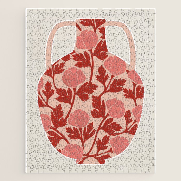 Vase and roses Jigsaw Puzzle Gallery Image 1