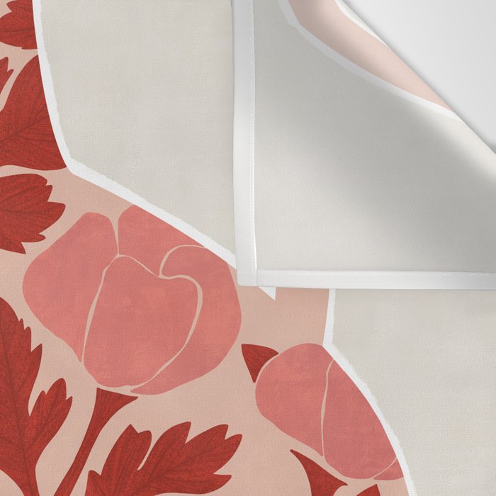 Vase and roses Wall Tapestry Gallery Image 3