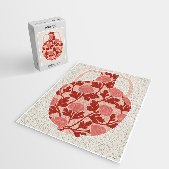 Vase and roses Jigsaw Puzzle Gallery Image 2