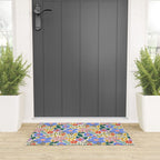 Pure Joy - colorful Floral  Welcome Mat Gallery Image 3
