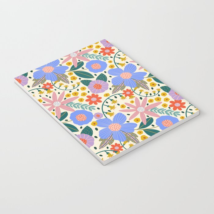 Pure Joy - colorful Floral  Notebook Gallery Image 3