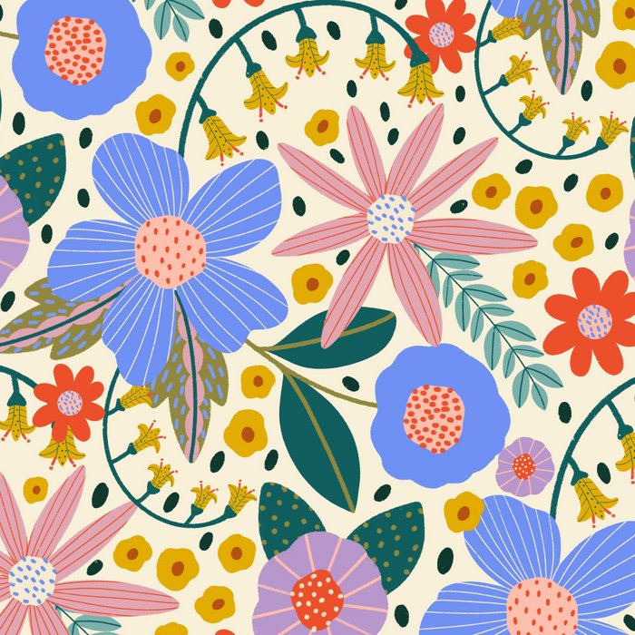 Pure Joy - colorful Floral  Coffee Mug Gallery Image 2
