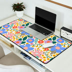 Pure Joy - colorful Floral  Desk Mat Gallery Image 2