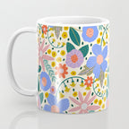 Pure Joy - colorful Floral  Coffee Mug Gallery Image 3