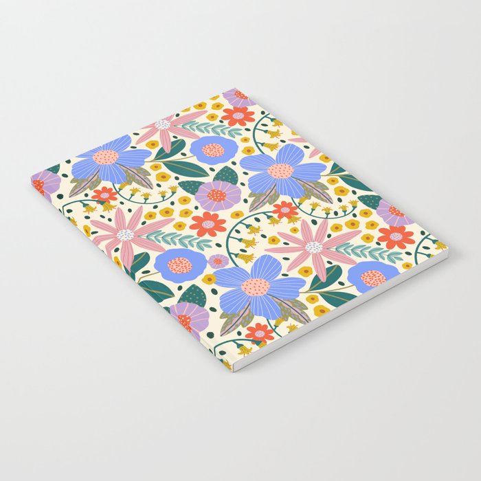 Pure Joy - colorful Floral  Notebook Gallery Image 2