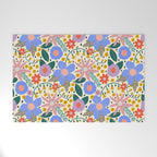 Pure Joy - colorful Floral  Welcome Mat Gallery Image 1
