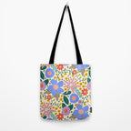 Pure Joy - colorful Floral  Tote Bag Gallery Image 2