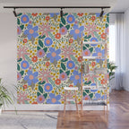 Pure Joy - colorful Floral  Wall Mural Gallery Image 1
