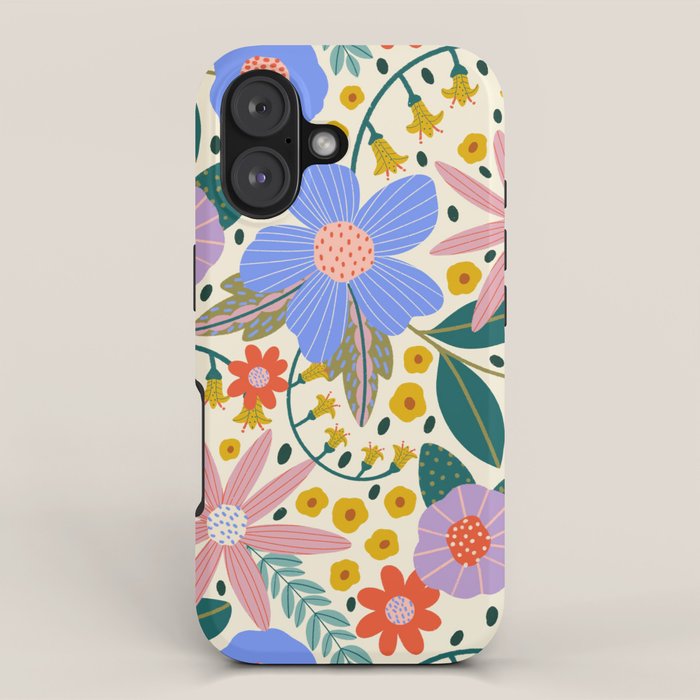 Pure Joy - colorful Floral  iPhone Case Gallery Image 1