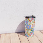 Pure Joy - colorful Floral  Travel Mug Gallery Image 4